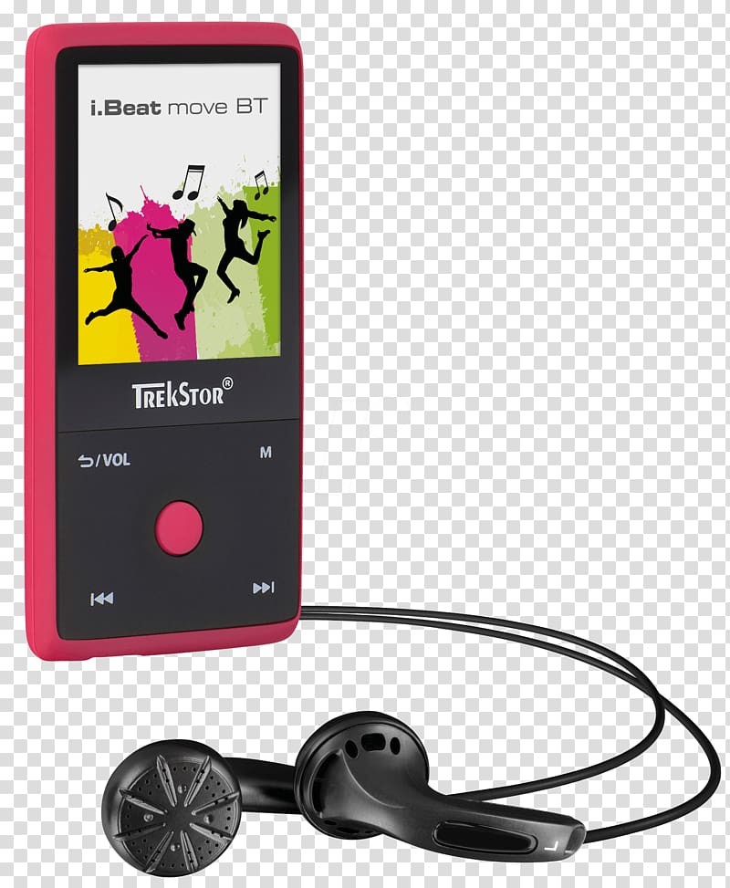 MP3 player MP4 player Firmware TrekStor i.Beat Move BT, mp3 player transparent background PNG clipart