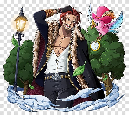 Shanks Monkey D. Luffy Dracule Mihawk One Piece Treasure Cruise Donquixote Doflamingo, Treasure cruise transparent background PNG clipart