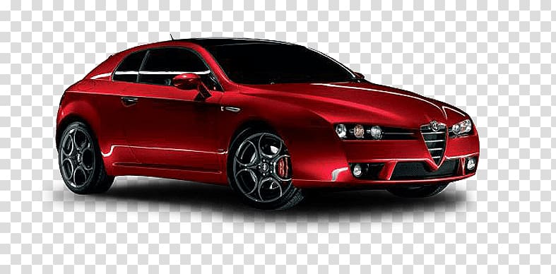 red ALFA ROMEO coupe, Alfa Romeo Side transparent background PNG clipart