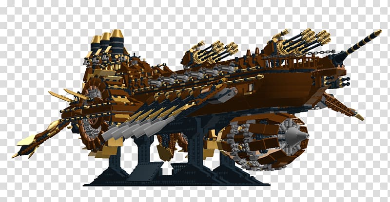 Steampunk LEGO Lego Ideas Design, steampunk ship transparent background PNG clipart