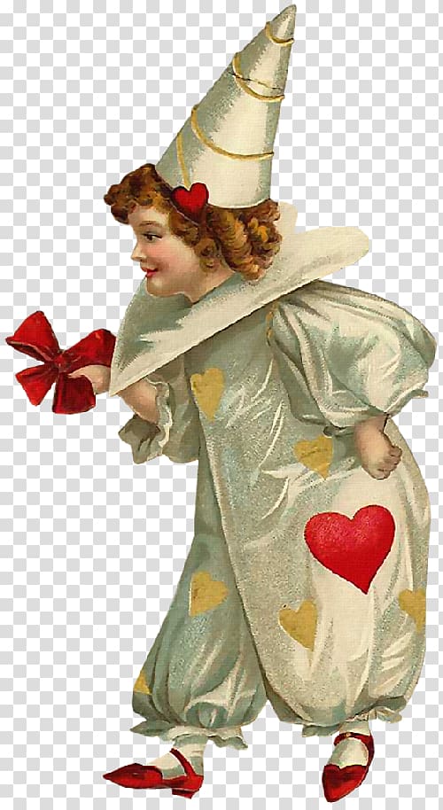 Harlequin Clown Valentine's Day Saint Valentine, clown transparent background PNG clipart