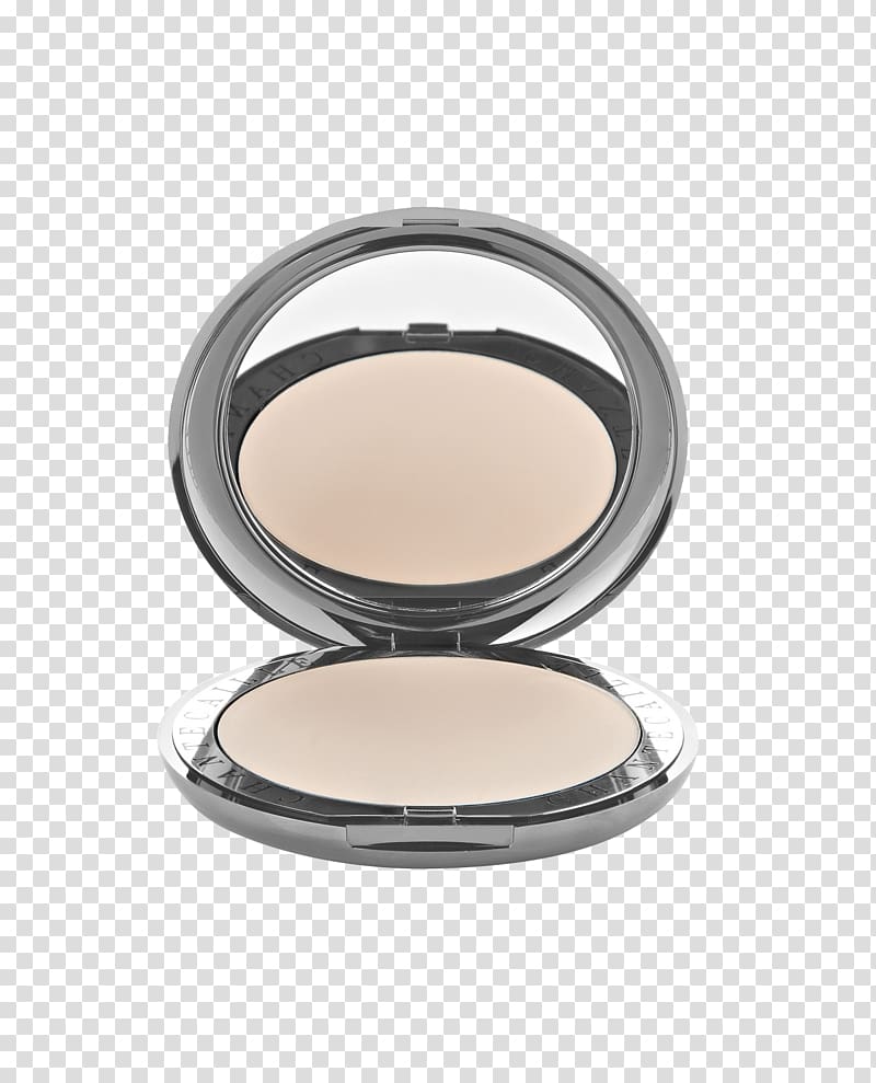 Face powder Cosmetics Lipstick Beauty Concealer, Silver box Foundation transparent background PNG clipart