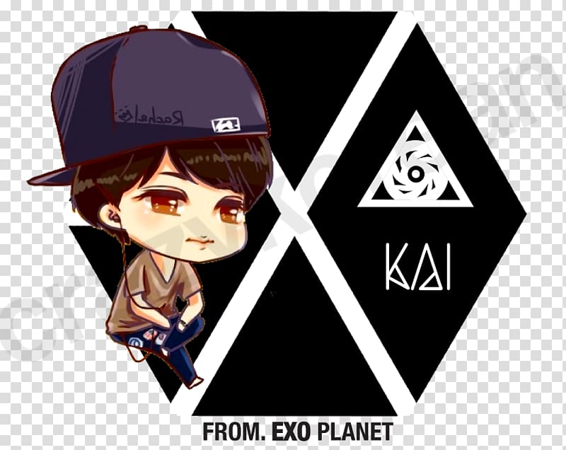 XOXO EXO S.M. Entertainment K-pop Logo, Exo Chibi transparent background PNG clipart