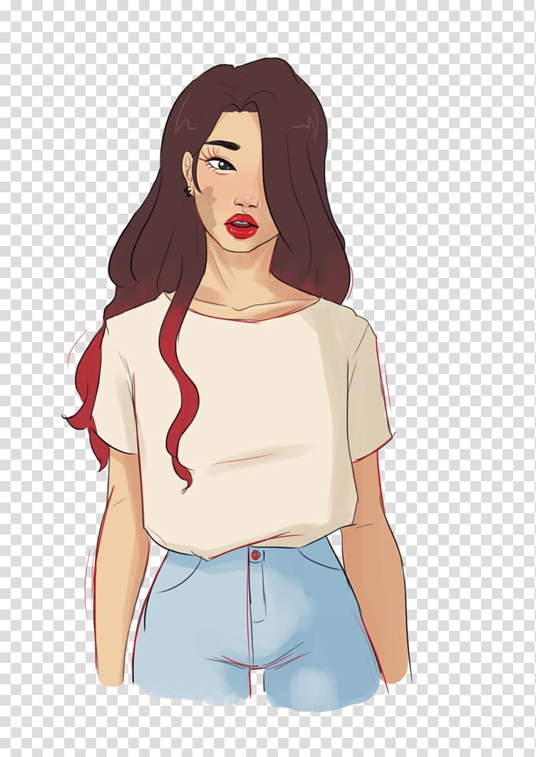 Art Drawing T-shirt, babes transparent background PNG clipart