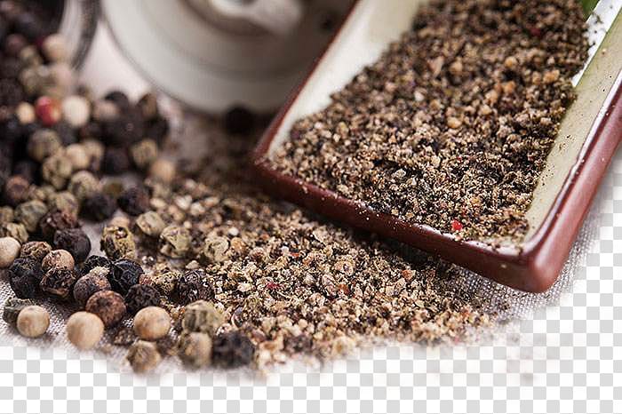 Capsicum annuum Black pepper, Black pepper tablets are free of material transparent background PNG clipart