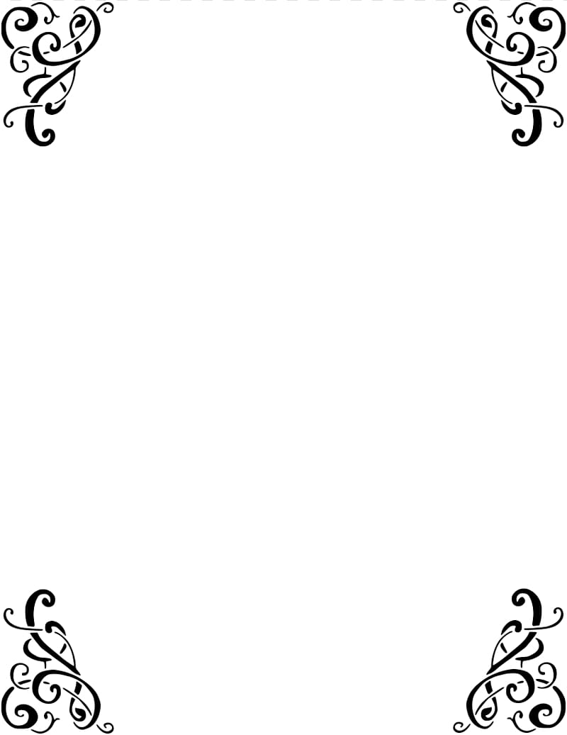 black , Vintage clothing , Vintage Border transparent background PNG clipart