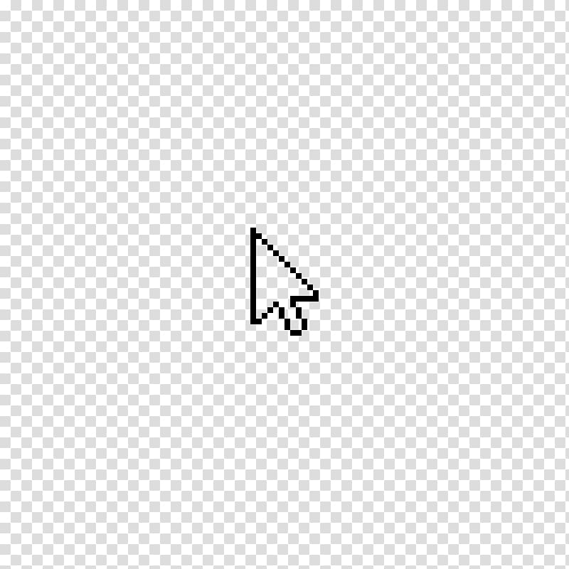 Pointer Arrow Cursor Triangle Symbol, mouse cursor transparent background PNG clipart