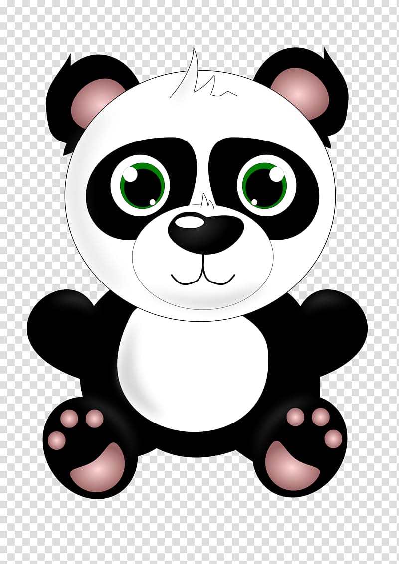 Giant panda Bear Baby Grizzly Red panda , panda transparent background PNG clipart