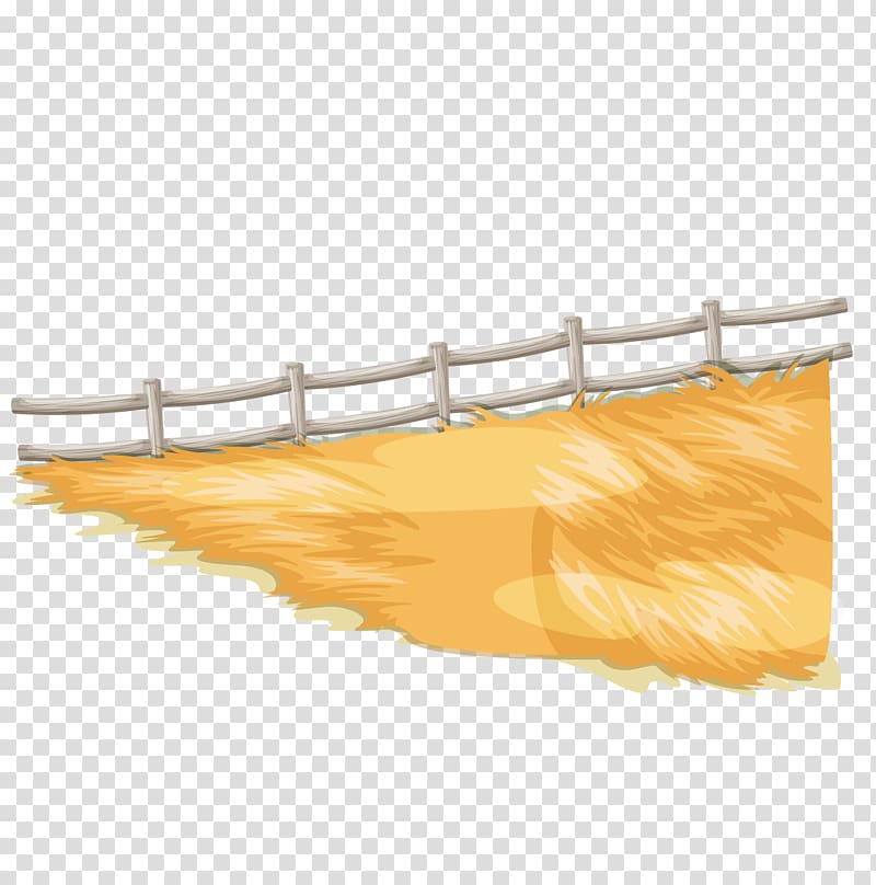 Yellow Wood Deck railing Handrail, Golden meadows and wood railing transparent background PNG clipart