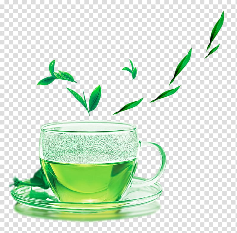 Green tea Yum cha The Classic of Tea Meitan County, green tea transparent background PNG clipart