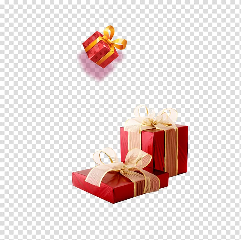 Gift boxes decorated material Daquan transparent background PNG clipart