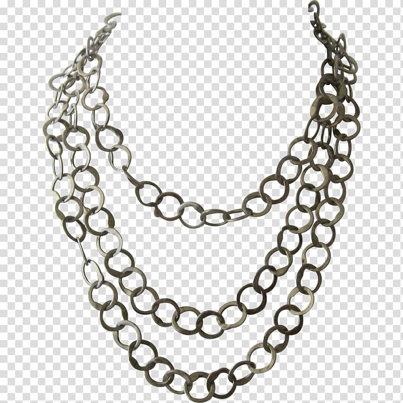 Chain Necklace Gold Jewellery Sterling silver, chain transparent background PNG clipart