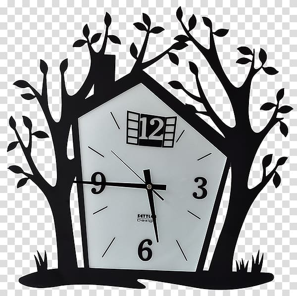 Clock Wall Laser cutting Window, clock transparent background PNG clipart