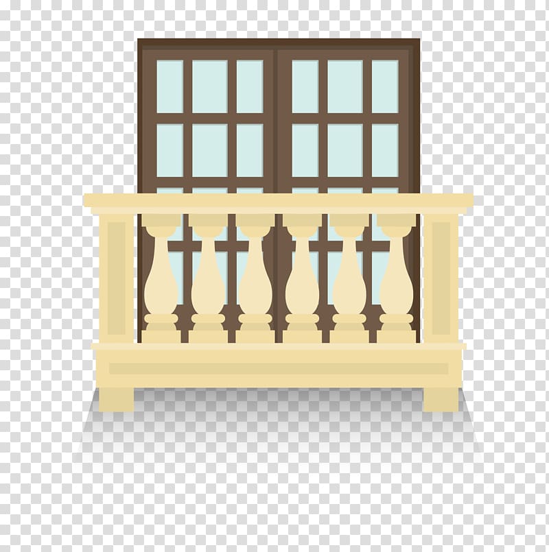 Balcony Window Deck railing, outdoor balcony transparent background PNG clipart