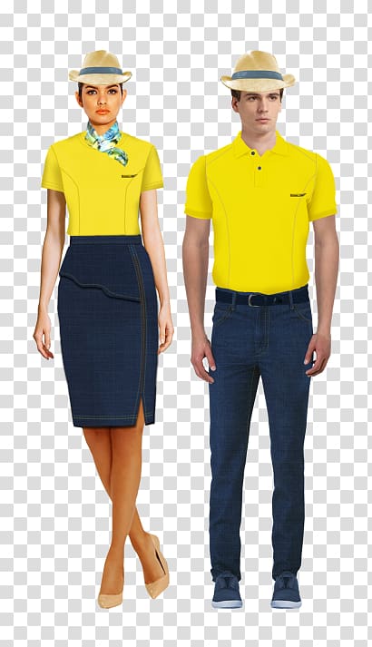T-shirt Housekeeping Uniform Job Hotel, flight stewardess uniform transparent background PNG clipart