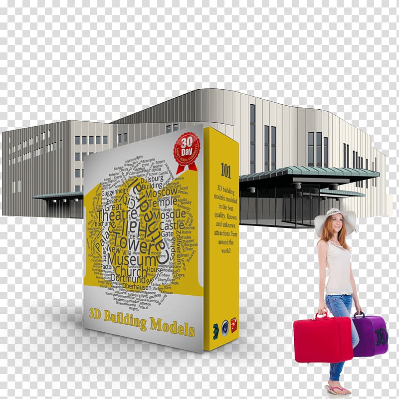 Pont du Gard 3D computer graphics Lenin's Mausoleum 3D modeling Building, building transparent background PNG clipart