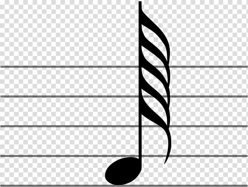 Sixty-fourth note Thirty-second note Quarter note Musical note Whole note, five hundred and twenty transparent background PNG clipart
