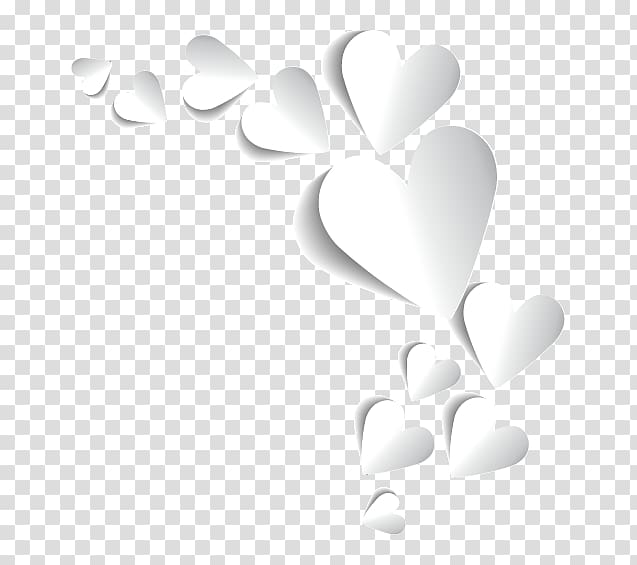 white heart , Heart Valentine\'s Day Tanabata White, Tanabata heart-shaped transparent background PNG clipart