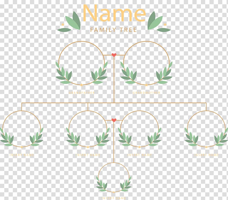 family tree art, Family tree Euclidean Structure, Small fresh family tree transparent background PNG clipart