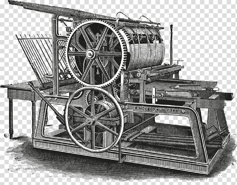 Printing press Paper Woodblock printing Invention, others transparent background PNG clipart
