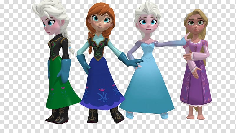 YouTube Anna Elsa Disney Infinity, disneyland transparent background PNG clipart