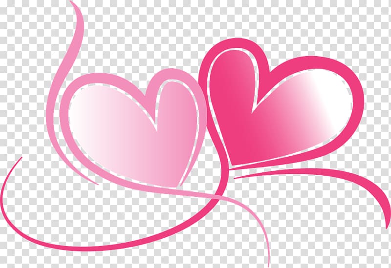 heart-shape pink illustration, Wedding invitation Heart , Weeding transparent background PNG clipart