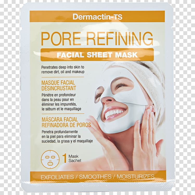 Facial mask Facial mask Cosmetics Neutrogena Pore Refining Exfoliating Cleanser, mask transparent background PNG clipart