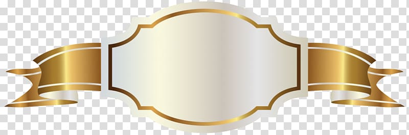 Label Gold , pending banner transparent background PNG clipart