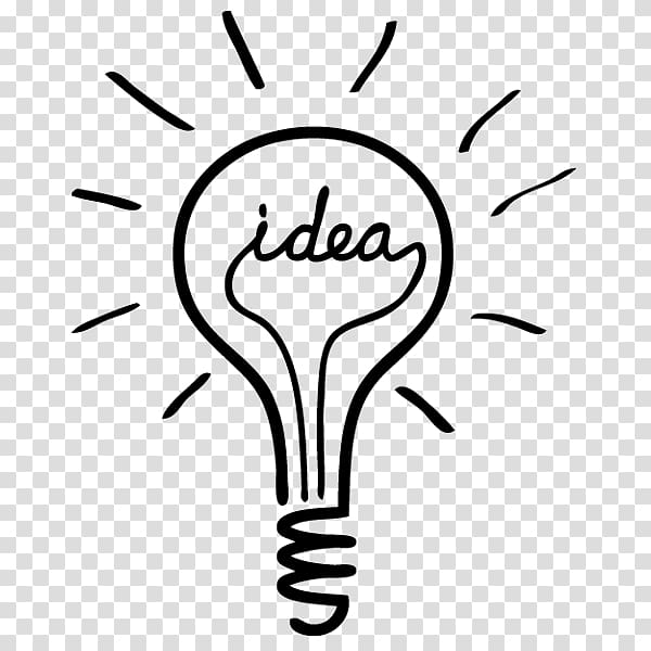 light bulb idea illustration, Incandescent light bulb Lamp Idea, light transparent background PNG clipart
