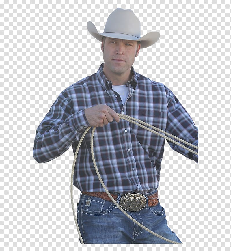 T-shirt Cowboy hat Tartan Dress shirt, T-shirt transparent background PNG clipart