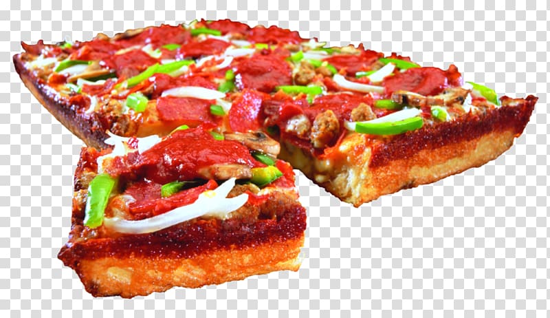 Bruschetta Sicilian pizza Chicago-style pizza Chocolate brownie, italy sausage transparent background PNG clipart