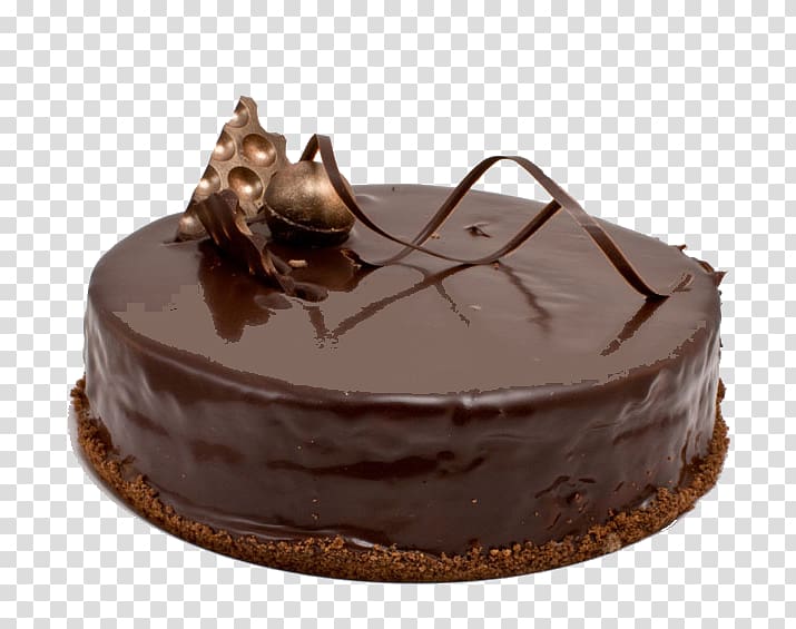 Chocolate cake Ice cream cake Wedding cake Black Forest gateau, Dark chocolate dessert transparent background PNG clipart