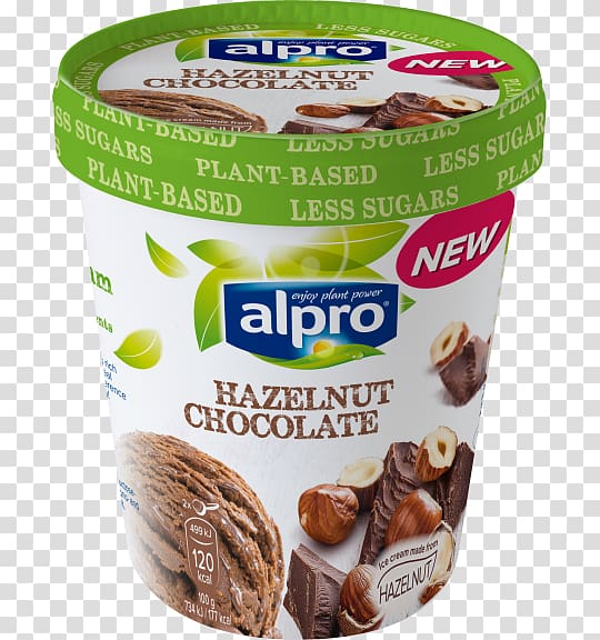 Chocolate ice cream Alpro Dairy Products, ice cream transparent background PNG clipart