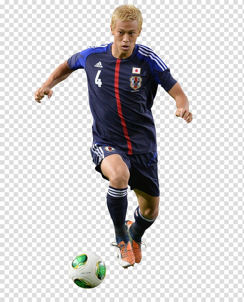Football Jersey Team sport T-shirt, Keisuke Honda transparent background PNG clipart