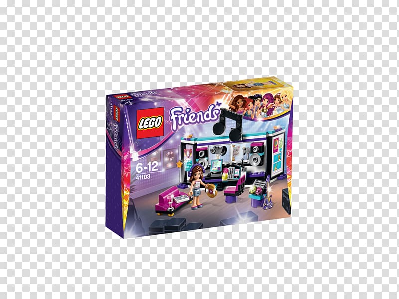 Amazon.com LEGO 41103 Friends Pop Star Recording Studio LEGO Friends, toy transparent background PNG clipart