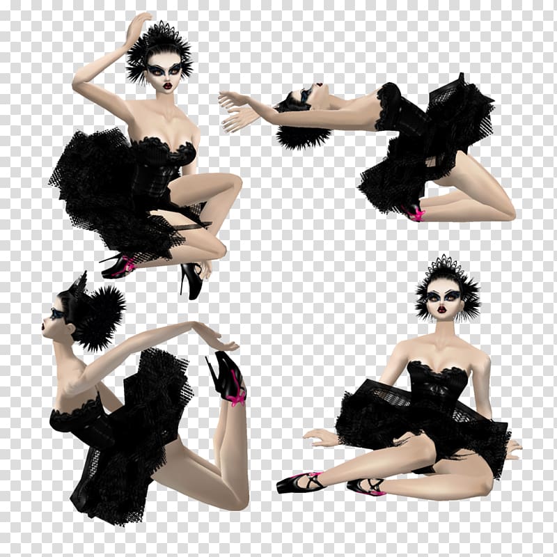 Shoe, black swan transparent background PNG clipart