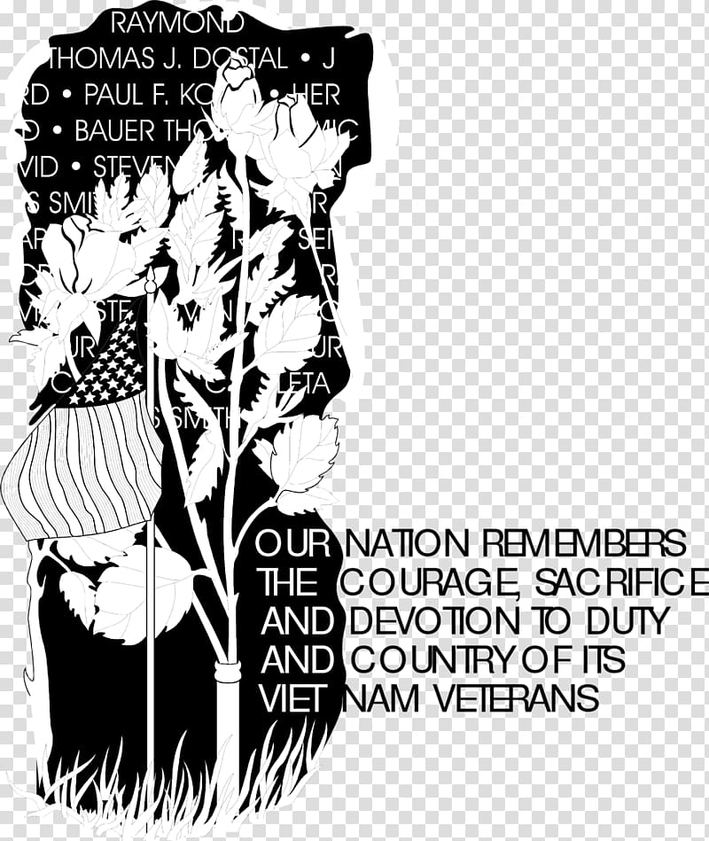 Human behavior Visual arts Poster Cartoon, Vietnam Veterans Memorial transparent background PNG clipart