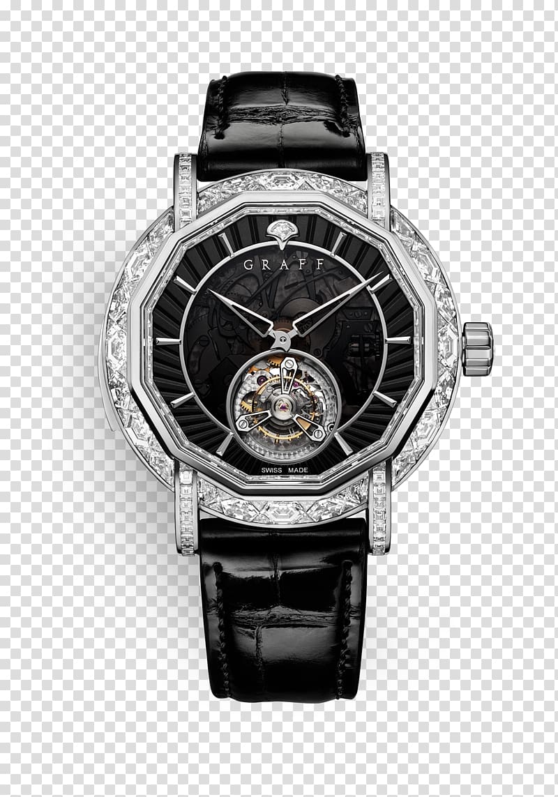 Watch Maurice Lacroix Clock Chronograph Movement, diamond bezel transparent background PNG clipart