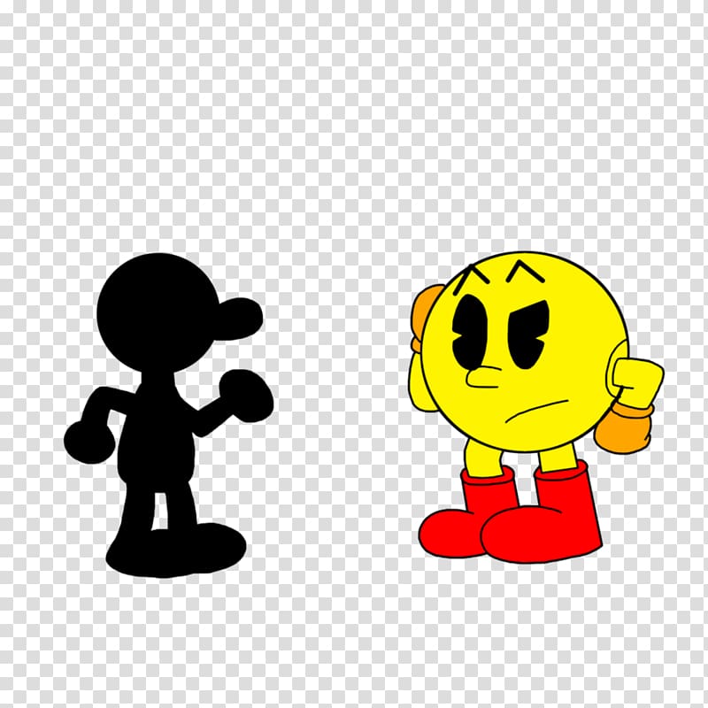 Pac-Man 2: The New Adventures Super Smash Bros. for Nintendo 3DS and Wii U Super Smash Bros. Brawl Mr. Game and Watch, Pac Man transparent background PNG clipart