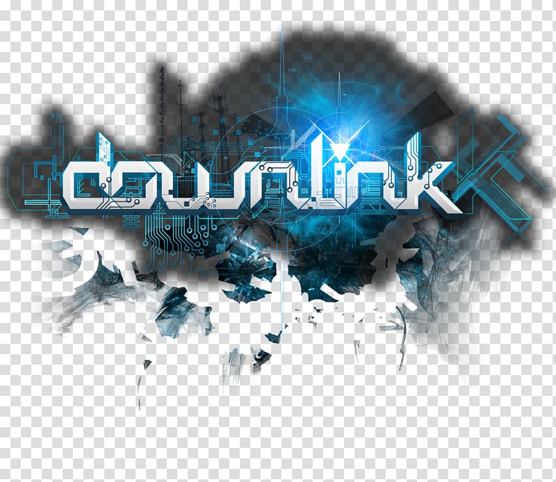 Logo Downlink Dubstep Disc jockey Łącze telekomunikacyjne, gamma ray burst transparent background PNG clipart