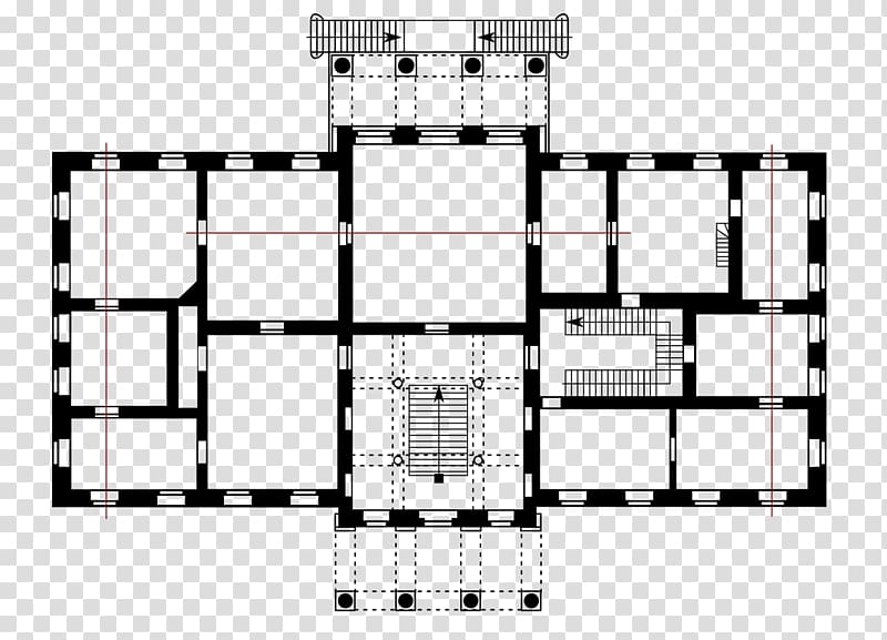 Enfilade Floor plan Baroque architecture Room, building transparent background PNG clipart