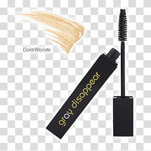 Gray Disappear Hair Mascara Human hair color Hair coloring Blond, hair mascara gold transparent background PNG clipart thumbnail