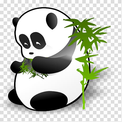 panda illustration, Giant panda Icon, Giant panda transparent background PNG clipart