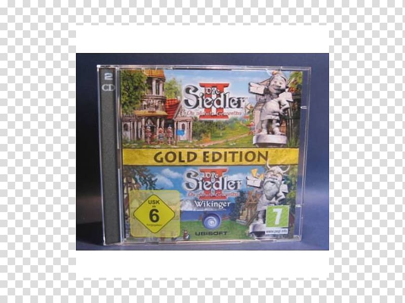 The Settlers II (10th Anniversary) Computer Software Toy Expansion pack, dvd box transparent background PNG clipart