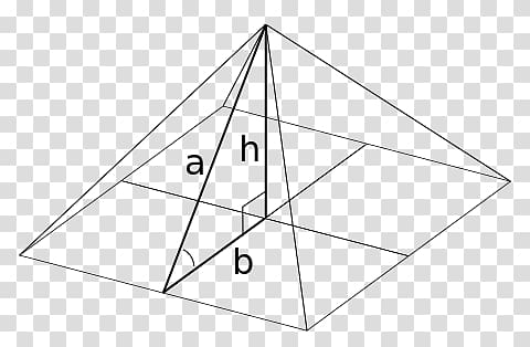 Square pyramid Mathematics Golden ratio, pyramid transparent background PNG clipart