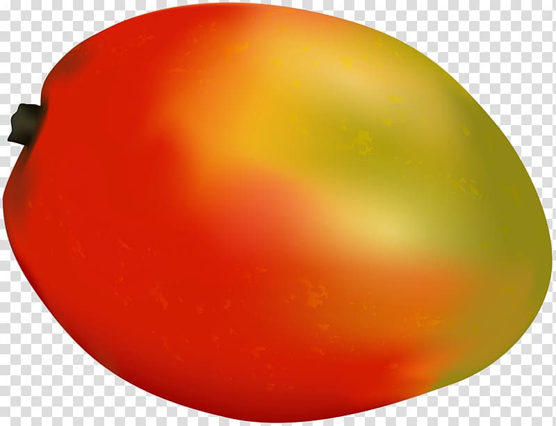 Tomato Apple Orange, Mango , oval red and yellow fruit transparent background PNG clipart