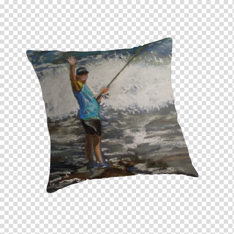 Throw Pillows Cushion, Gone Fishing transparent background PNG clipart