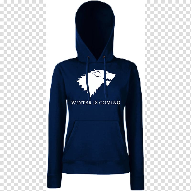 T-shirt Winter Is Coming House Stark Bluza Cotton, Winter Is Coming transparent background PNG clipart