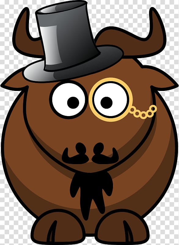 Wildebeest GNU Free software , Monocle transparent background PNG clipart