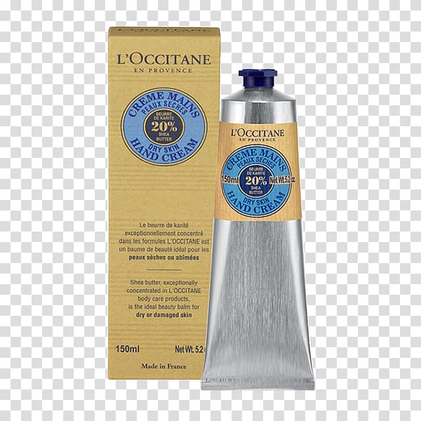 Lotion L\'Occitane en Provence L\'Occitane Shea Butter Hand Cream L\'Occitane Hand Cream, handcream transparent background PNG clipart